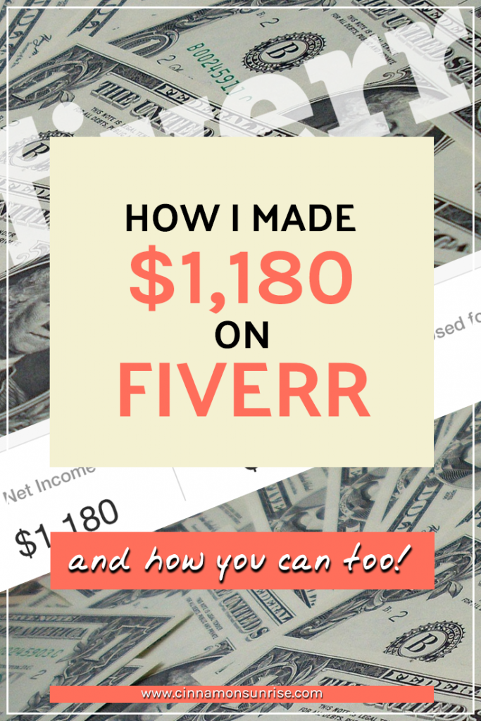 How I made $1,180 on Fiverr (and how you can too)